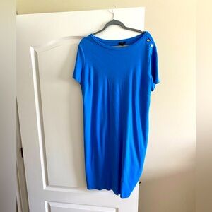 Talbots 1X blue dress